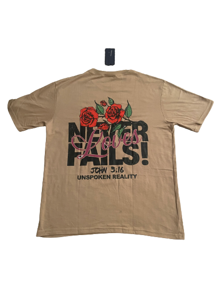 Loves Never Fails Vintage T-Shirt